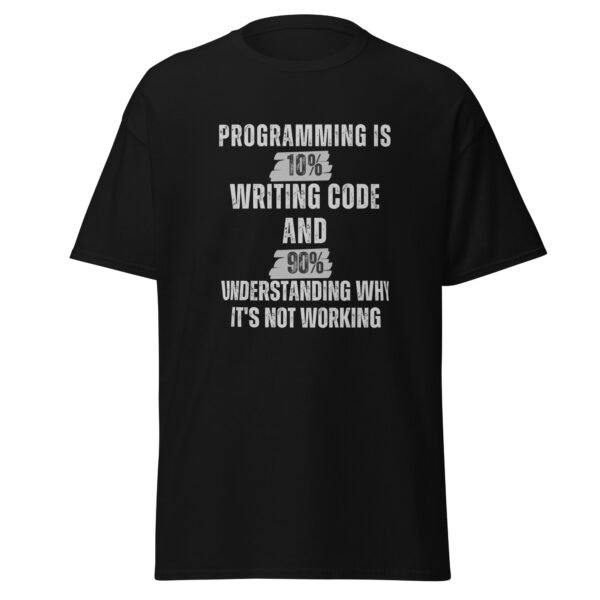 Camiseta Programming is - Imagen 4