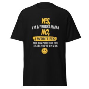 Camiseta Yes I'm a programmer