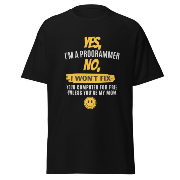 Camiseta Yes I'm a programmer