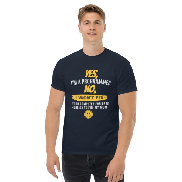 Camiseta Yes I'm a programmer - Imagen 2