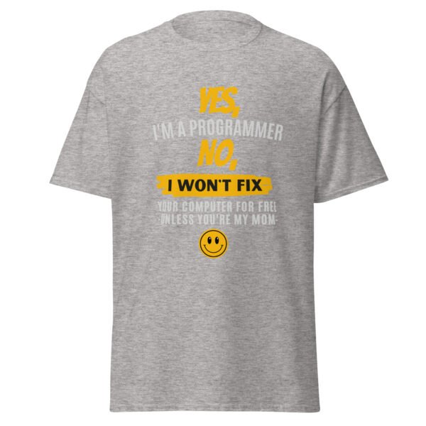 Camiseta Yes I'm a programmer - Imagen 4